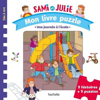Picture of Sami et Julie Maternelle - Mon livre puzzle - Une journée à l'école