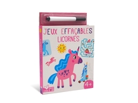 Image de Jeux effaçable Licornes avec feutre Velleda
