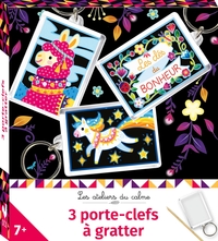 Image de Porte-clefs à gratter - mini-boîte avec accessoires