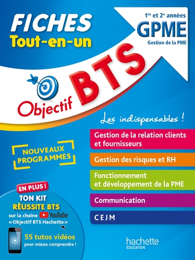 Image de Objectif BTS GPME -  Fiches Tout-en-un