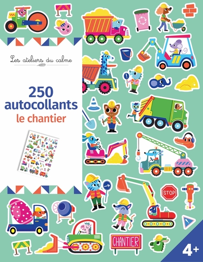 Image de 250 autocollants - le chantier