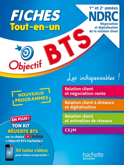 Image de Objectif BTS NDRC -  Fiches Tout-en-un