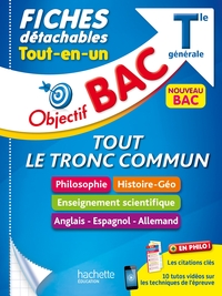 Image de Objectif BAC Fiches détachables enseignements communs Terminale