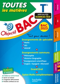 Picture of Objectif Bac 2023 - Term Spécialités Sciences éco Toutes les Matières