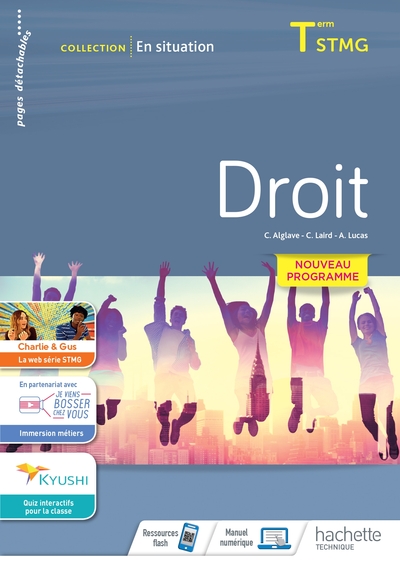 Picture of En situation Droit Terminale STMG - cahier de l'élève - Éd. 2020