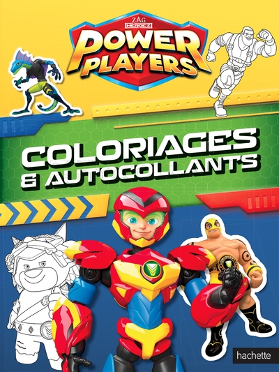 Image de Power Players- Coloriages et Autocollants