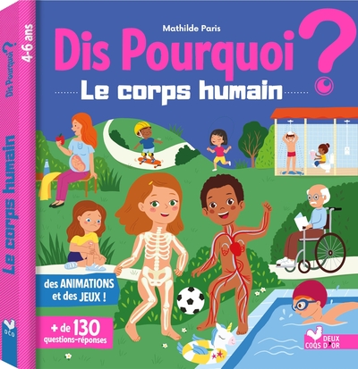 Picture of Dis pourquoi le corps humain - livre avec animations