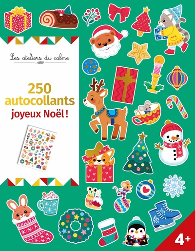 Image de 250 autocollants Joyeux Noël !