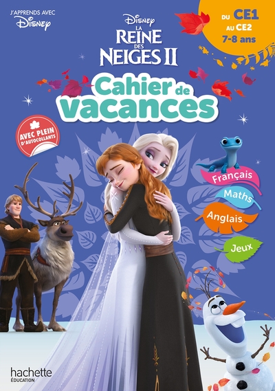 Picture of Disney - La Reine des Neiges - Du CE1 au CE2 - Cahier de vacances 2025