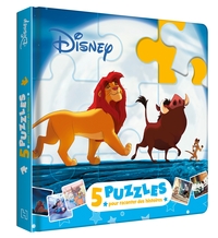 Picture of DISNEY - Mon Petit Livre Puzzle - 5 puzzles 9 pièces - Classiques
