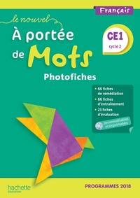 Image de Le Nouvel A portée de mots CE1 - Photofiches - Edition 2019