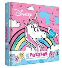 Picture of MINNIE - Mon Petit Livre Puzzle - 5 puzzles 9 pièces - Spécial licorne - Disney
