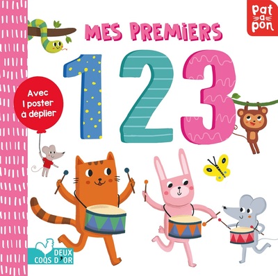 Picture of Mes premiers 123 - livre avec poster à déplier