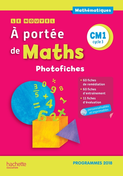 Picture of Le Nouvel A portée de maths CM1 - Photofiches - Edition 2019