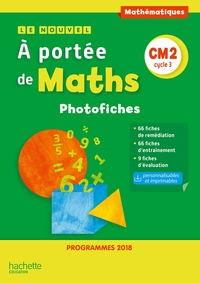 Picture of Le Nouvel A portée de maths CM2 - Photofiches - Edition 2019