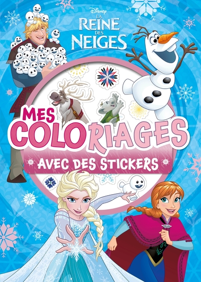 Picture of LA REINE DES NEIGES - Mes Coloriages avec Stickers - Disney
