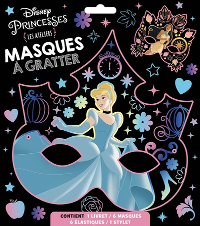 Image de DISNEY PRINCESSES - Les Ateliers Disney - Masques à gratter