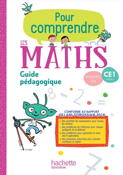 Image de Pour comprendre les maths CE1 - Guide pédagogique - Ed. 2019