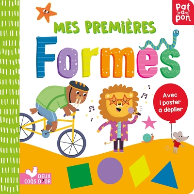Picture of Mes premières formes - livre avec poster à déplier