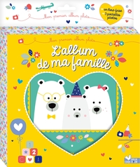 Picture of L'album de ma famille - livre tissu avec pochettes photo