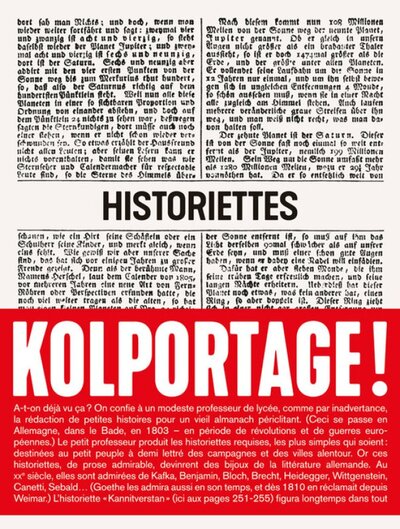 Image de HISTORIETTES : KOLPORTAGE!