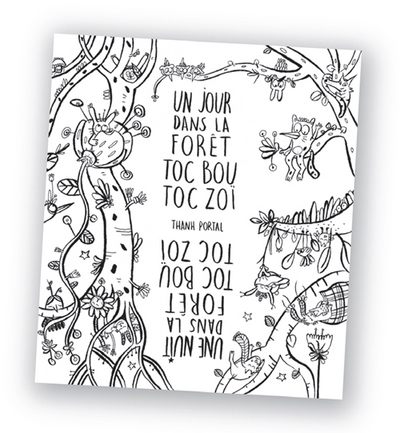 Image de La forêt Toc Bou Toc Zoï - coloriage
