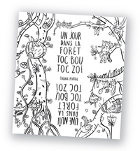 Image de La forêt Toc Bou Toc Zoï - coloriage