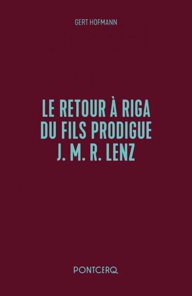 Picture of Le retour à Riga du fils prodigue J. M. R. Lenz