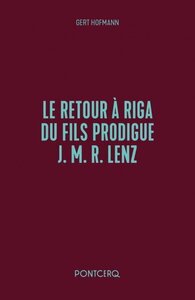 Picture of Le retour à Riga du fils prodigue J. M. R. Lenz