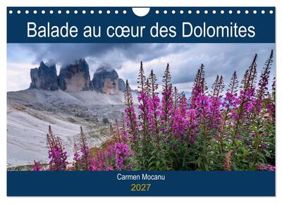 Image de Balade au coeur des Dolomites (Calendrier mural 2027 DIN A4 vertical), CALVENDO calendrier mensuel