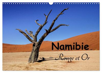 Image de Namibie Rouge et Or (Calendrier mural 2027 DIN A3 vertical), CALVENDO calendrier mensuel