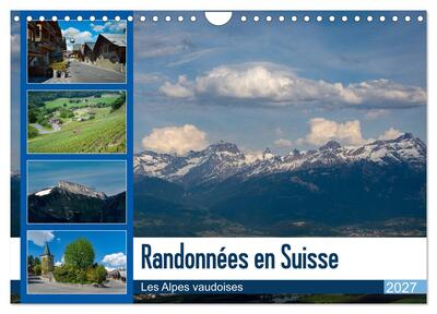 Image de Randonnées en Suisse Les Alpes vaudoises (Calendrier mural 2027 DIN A4 vertical), CALVENDO calendrier mensuel