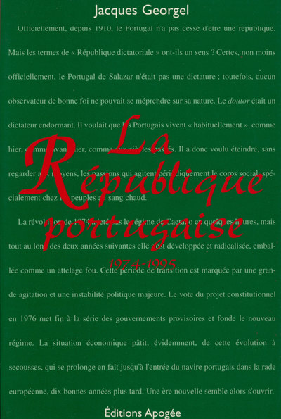 Picture of LA REPUBLIQUE PORTUGAISE 1974-1995