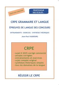 Picture of CRPE Grammaire et Langue