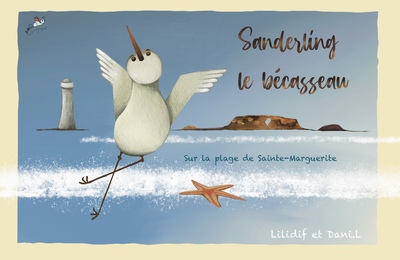 Image de Sanderling le bécasseau sur la plage de Sainte-Marguerite