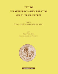 Image de L'étude des auteurs classiques latins aux XIe et XIIe siècles - tome V - Tome 5