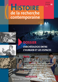 Picture of Histoire de la recherche contemporaine - tome IX. N°2