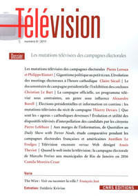Picture of Télévision - numéro 8 Les mutations télévisées des campagnes électorales 2017