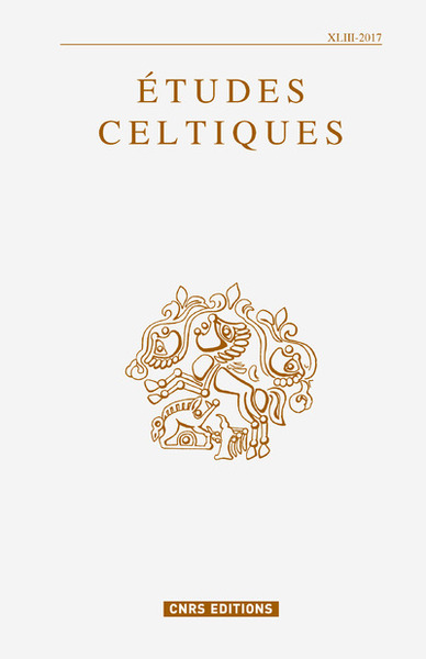 Picture of Etudes celtiques - volume 43 - 2017