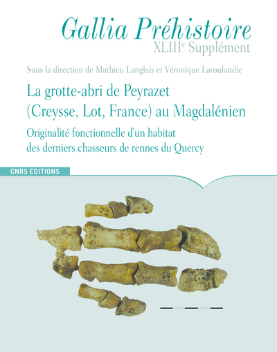 Image de La grotte-abri de Peyrazet au Magdalénien - Supplément à Gallia Préhistoire