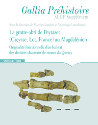 Image de La grotte-abri de Peyrazet au Magdalénien - Supplément à Gallia Préhistoire