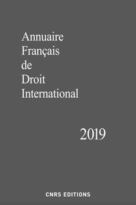 Picture of Annuaire Français de Droit International 2019