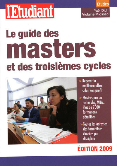 Picture of Le guide des masters et des troisièmes cycles 9ed