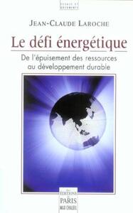Picture of Le défi énergétique