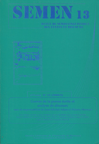 Picture of Semen, n° 13/2001