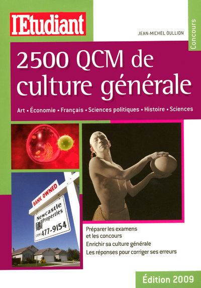 Image de 2 500 QCM de culture générale 2009