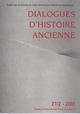 Picture of Dialogues d'histoire ancienne, n° 27-2/2001