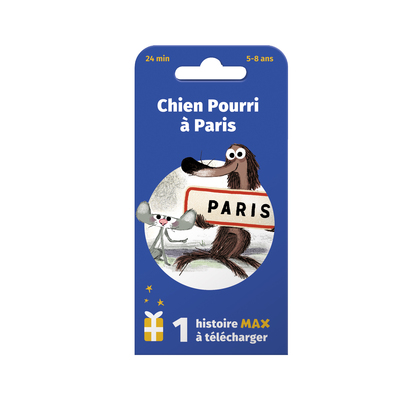 Image de MAX - Carte Chien pourri à Paris - La Boîte à Histoires de l'école des loisirs