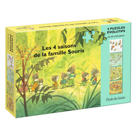 Picture of Les 4 saisons de la famille Souris - 4 puzzles évolutifs