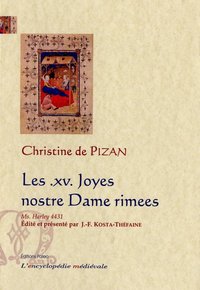Picture of Les .xv. joyes nostre Dame rimees